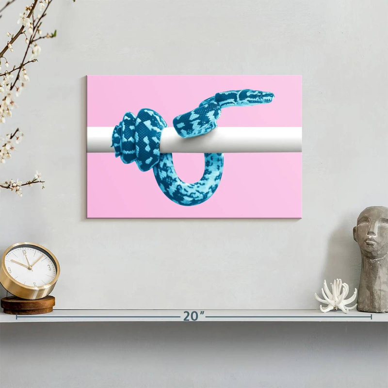 Snake I, 8" H x 12" W