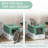 Fully Enclosed Cat Litter Box with Scoop-1694159251-1694159261