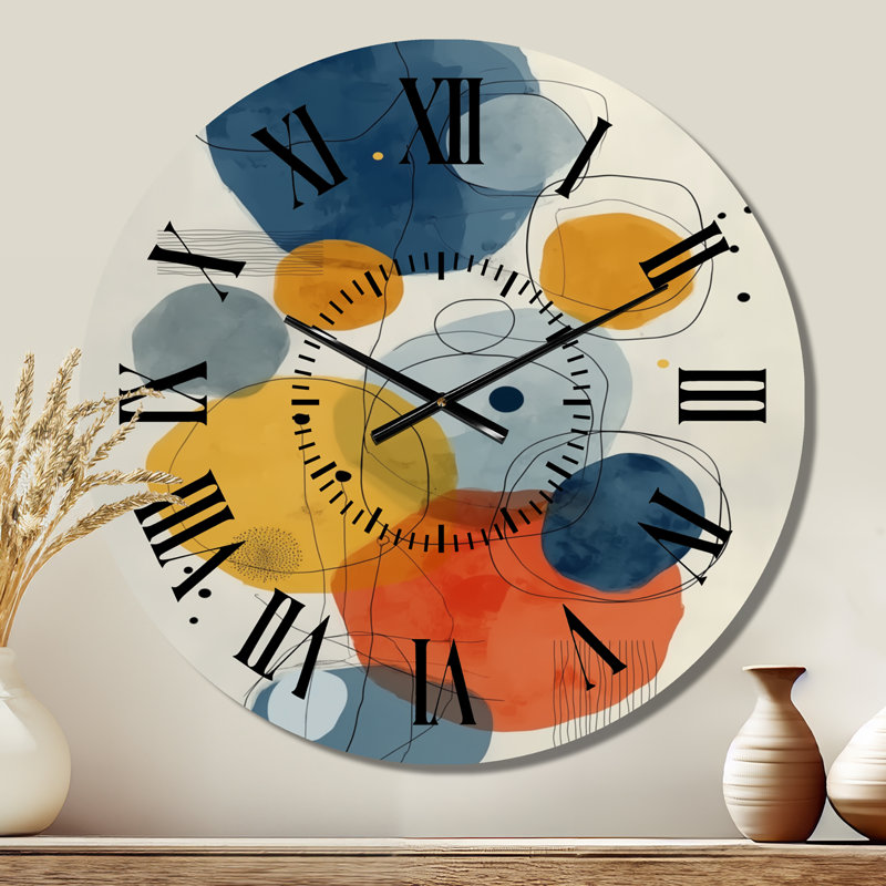 Horloge murale en métal Zen, Petit