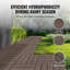 Ensemble de 10 tuiles de terrasse à emboîtement imperméable 12 "x 12" pour porche VEVOR-106766283