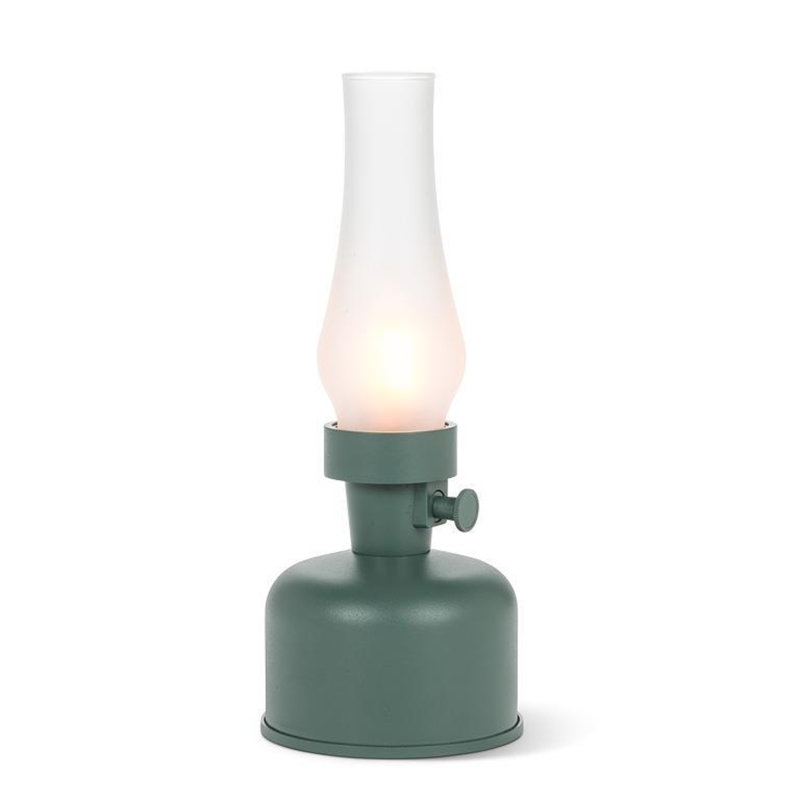 Lampe de table à lanterne Abbott, Vert