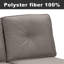 Ensemble de patio d'extérieur en L de 100,2 po de large avec coussins Deb-878581718-878581713