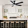 Modern 52" Ceiling Fan with Light and 5 Blades