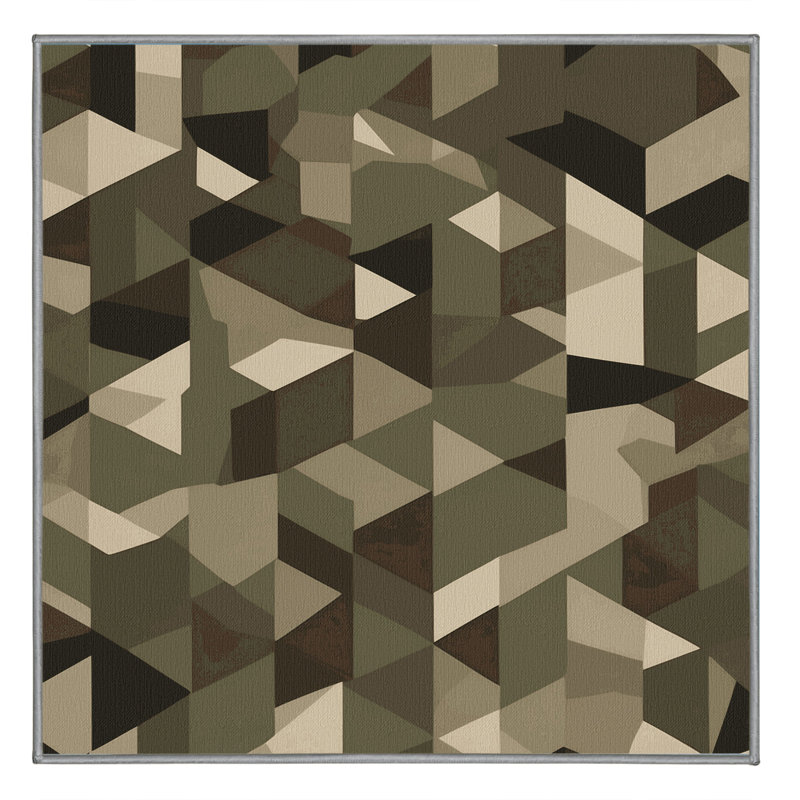 Arctic Mesh Rug, Square 4'