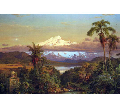 " Cayambe Ecuador " by Frederic Edwin Church