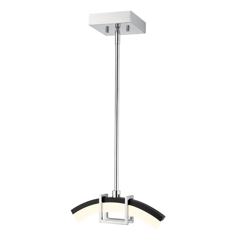 Luminaire suspendu géométrique à del unique/à 1 lumière Tonquin