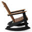 Chaise berçante Benno Adirondack, noire-130678439