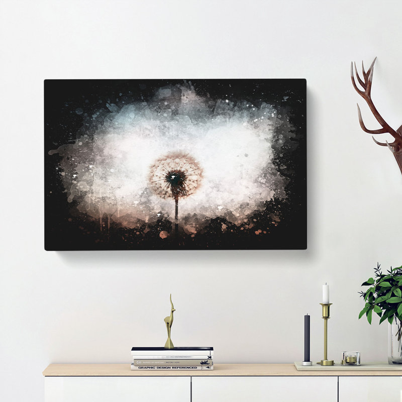 Dandelion - Wrapped Canvas, 40cm H x 60cm W x 3cm D