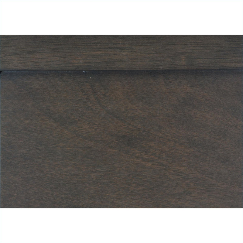 Structure de lit simple en bois gris ardoise, style Louis Philippe classique traditionnel pour une chambre à coucher résidentielle