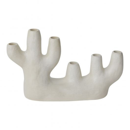 Baja 8.75" Ceramic Tabletop Candlestick Holder