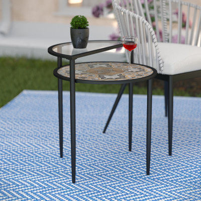Table d'appoint d'extérieur à plusieurs niveaux