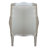 Louis XVI Scroll Back Accent Chair