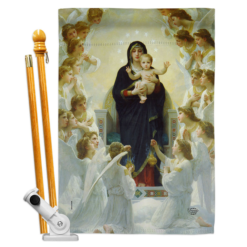 Ensemble de drapeaux réligieux en polyester 40 x 28 po