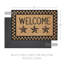 Tapis noir Welcome-108218728