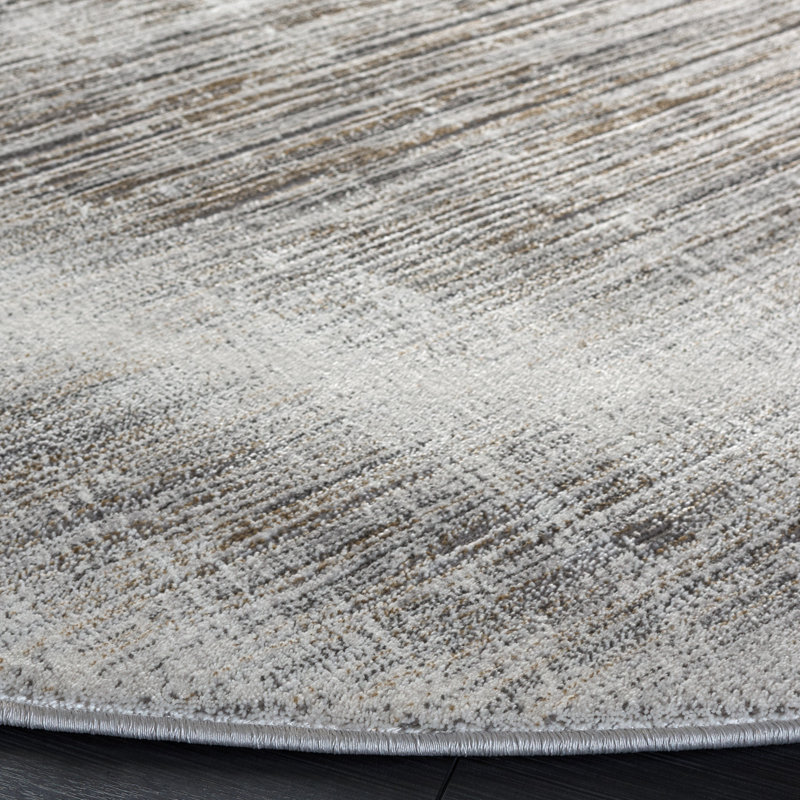 Craft 824 Performance Abstract Rug, 6'-7" X 6'-7" Round