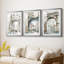 Watercolor Archures I - Impression sur mesure encadrée de qualité supérieure - 3 pièces-1269356405-1269356408