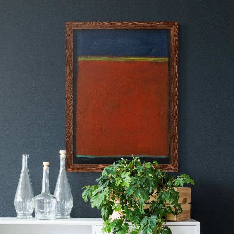 Contemplation I, toile encadrée de qualité supérieure - prête à être accrochée, H 20 po x l 17 po x P 1 po, Érable encadré