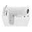 Therapeutic Tubs 26 in. x 53 in. Left Drain Quick Fill Walk-In Whirlpool and Air Tub with Powered Fast Drain in White-3141111-3141112