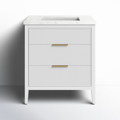 Bilroy 30" Oak Single Bathroom Vanity