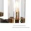 Marrina 6-Light Classic Kitchen Island Linear Pendant Light with Seeded Glass Shades