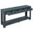 Console Table/Sofa Table With Storage Drawers And Bottom Shelf For Entryway Hallway-562199503