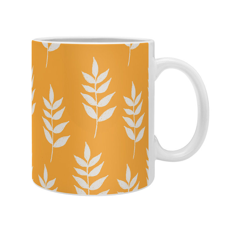 Petite tasse à café à feuille