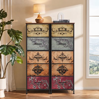 Commode verticale 5 tiroirs Ojaswi