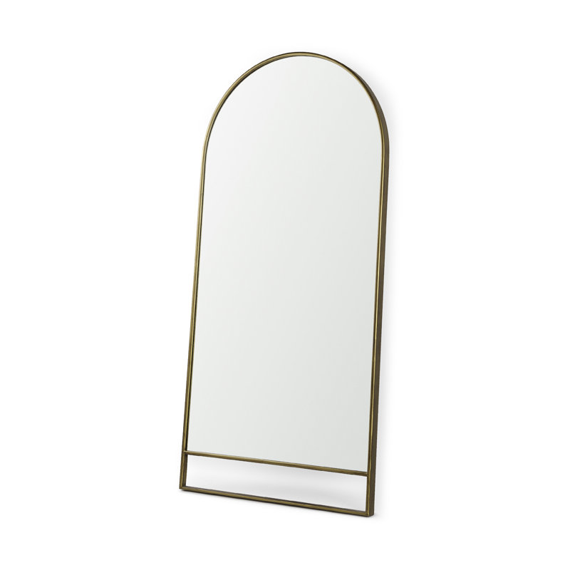 Miroir de plancher Audrone, Or antique