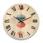 Horloge murale géométrique moderne «The Mystery of Love Flow Vintage Geometrics I»-1865044086