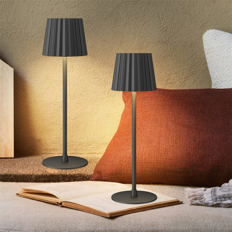 URBNLIVING Metal Table Lamp, Black