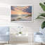 «Ocean Serenity Gentle Pink Pastel Beach Sunset - Coastal Beach», reproduction sur toile-1757912827-1757912335