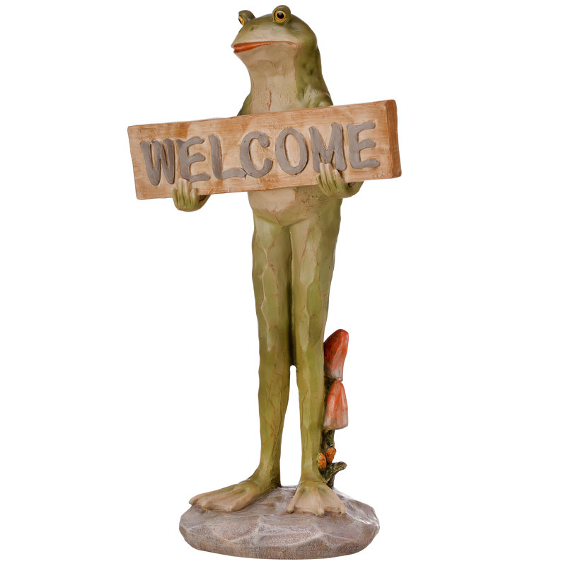 Jerolene Garden "Welcome" Frog