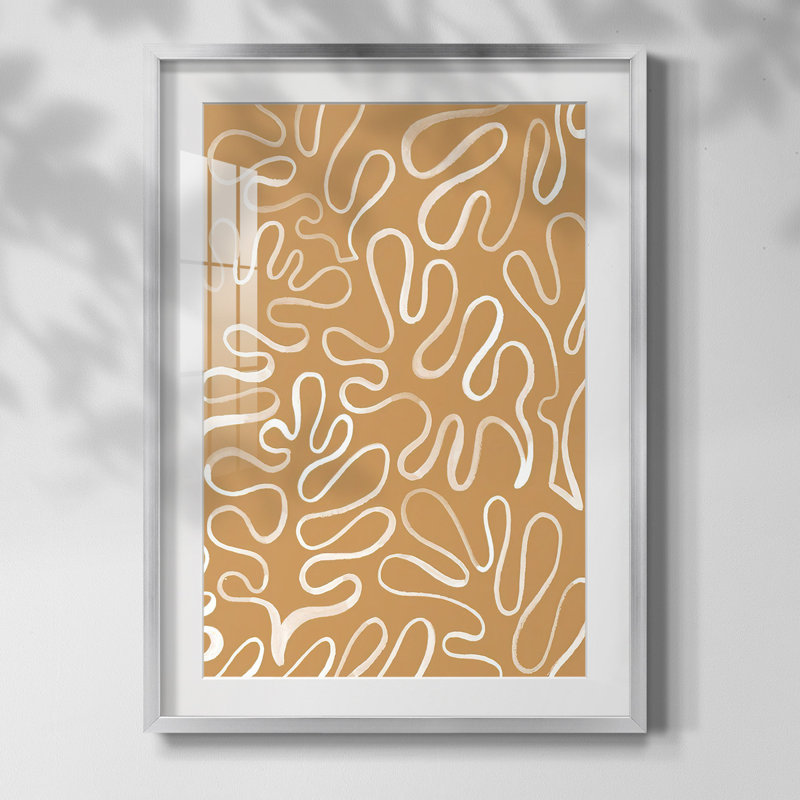 Toile tendue avec châssis Matisse, H 20 po x l 16 po, Papier avec cadre argenté, Oui