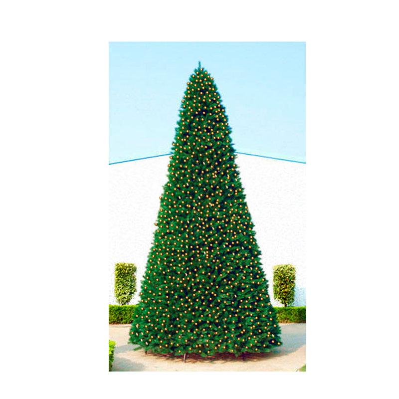 Artificial Fir Christmas Tree with Lights, 16.5' H