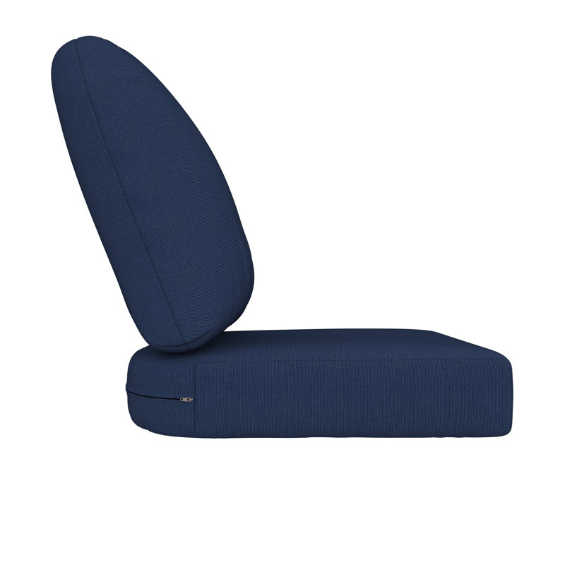 Outdoor Sunbrella® Seat/Back Cushion, Canvas Navy Sunbrella® Canvas