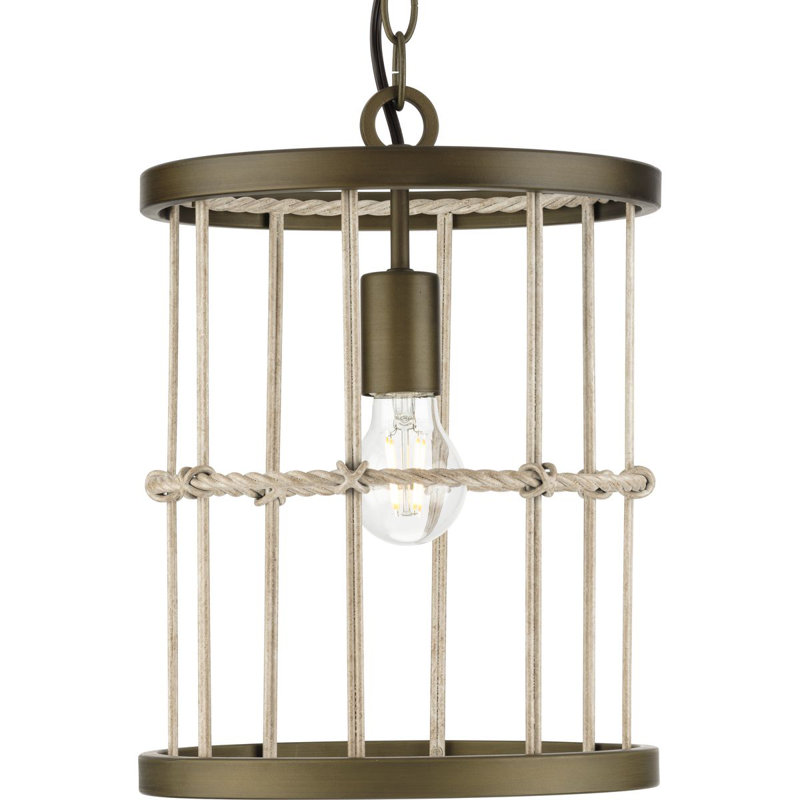 Luminaire suspendu cylindrique à 1 lumière Fenton