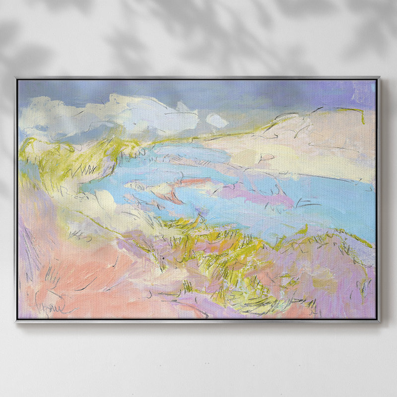 «Got a Hold on Me», reproduction sur toile avec cadre flottant, H 25 po x l 37 po x P 2 po