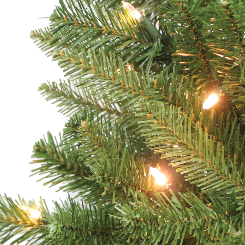 7' Pre-Lit Pine Christmas Tree
