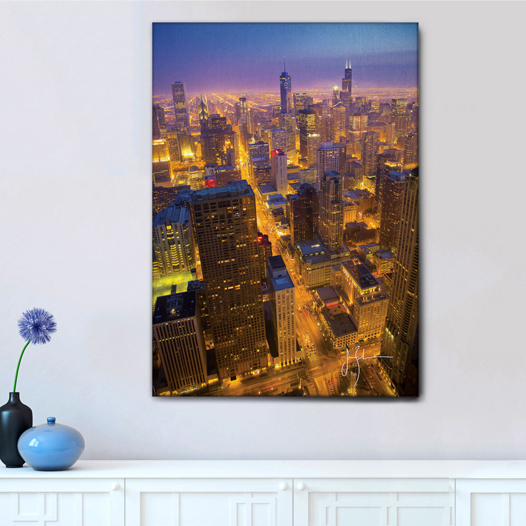 Leinwandbild Chicago Skyline von Jim Zuckerman