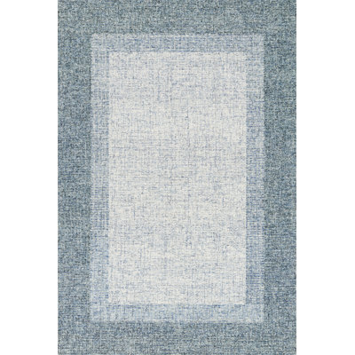 Tapis oriental turquoise en laine touffeté à la main Turk