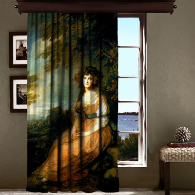 Rideau en polyester Brigman