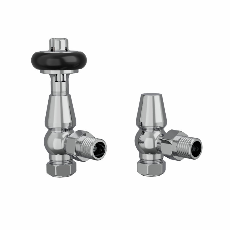 Traditional TRV Thermostatic Radiator Valves, Chrome