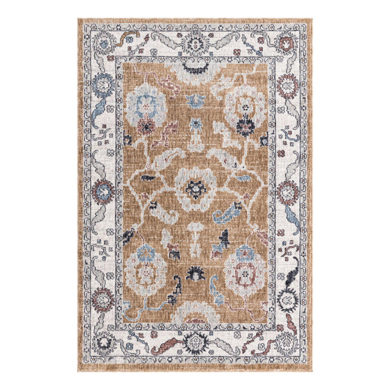 Erica Floral Indoor Rug, Rectangle 4' x 6'