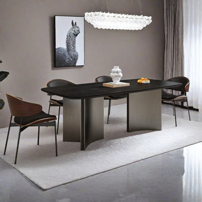 Ensemble de table et chaises de salle à manger moderne et simple