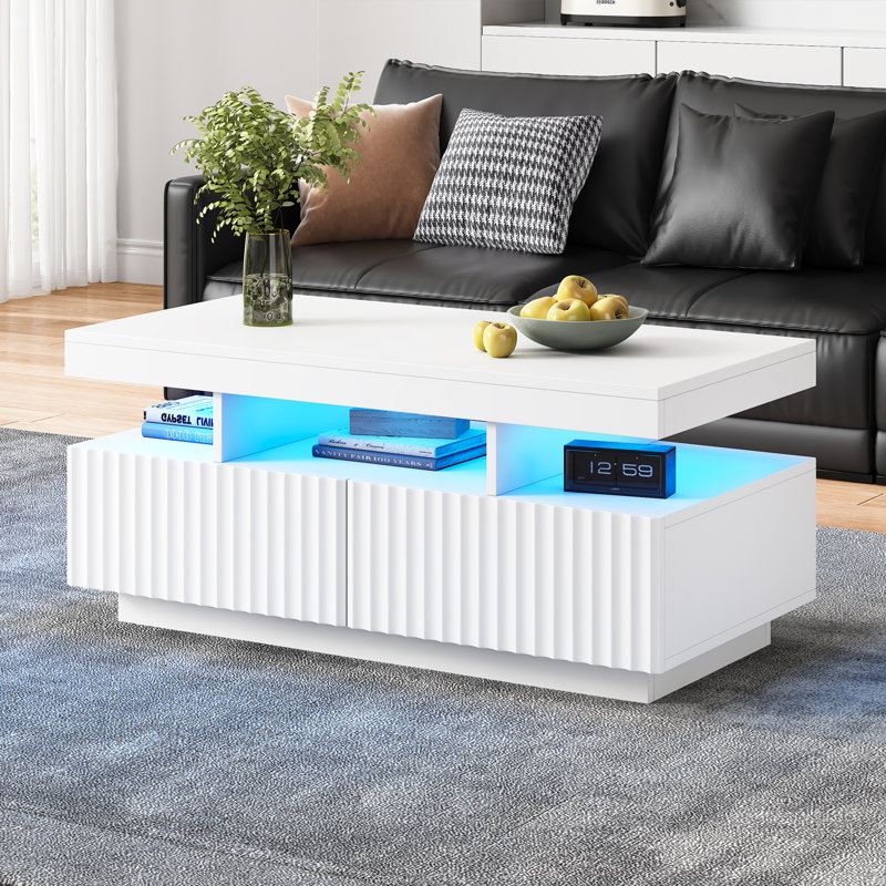 Frame Coffee Table with Storage