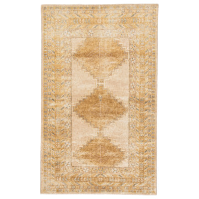 Eluned Hand Knotted Wool Geometric Area Rug