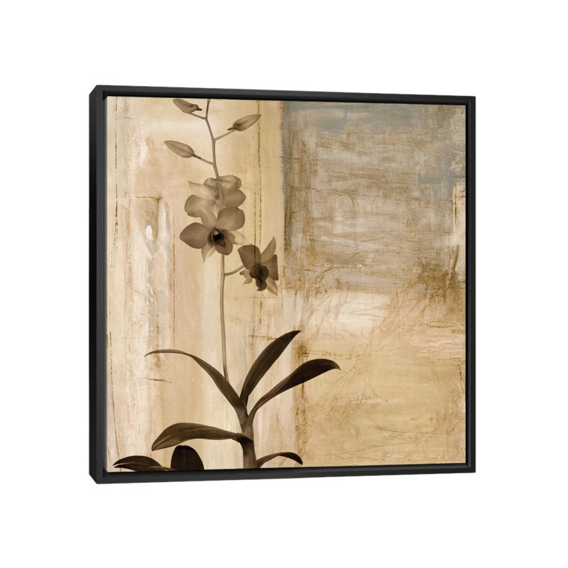 « shadow danse i », reproduction d’art sur toile, H 18 po x l 18 po x P 1,5 po, Toile avec cadre noir, Pas de tapis