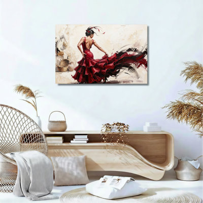Ensemble de 1 toile murale Flamenco Dance