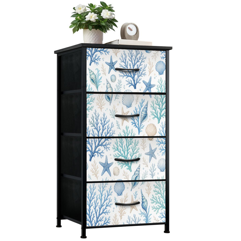 Commode de rangement verticale 4 tiroirs
