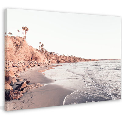 Slipping Into Sunset by Morgan J Hartley - Wrapped Canvas Print